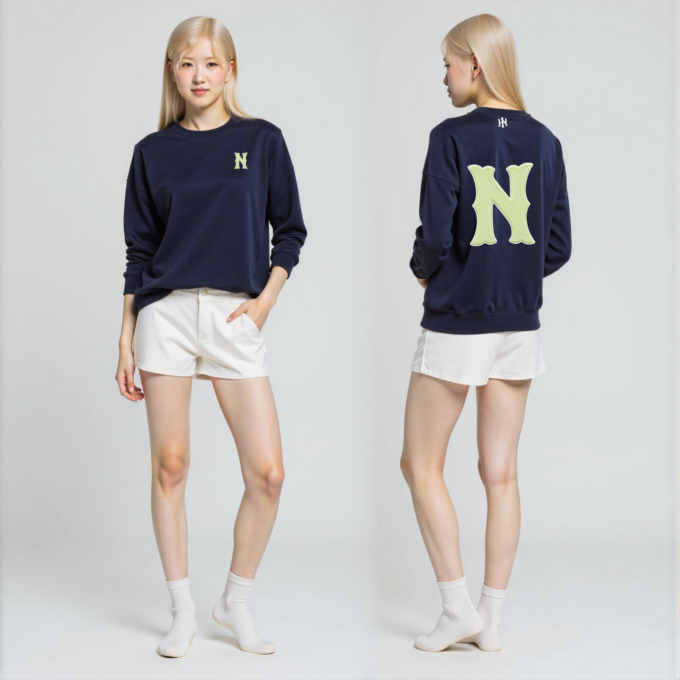 Sweatshirt chữ N HNSIMPLE